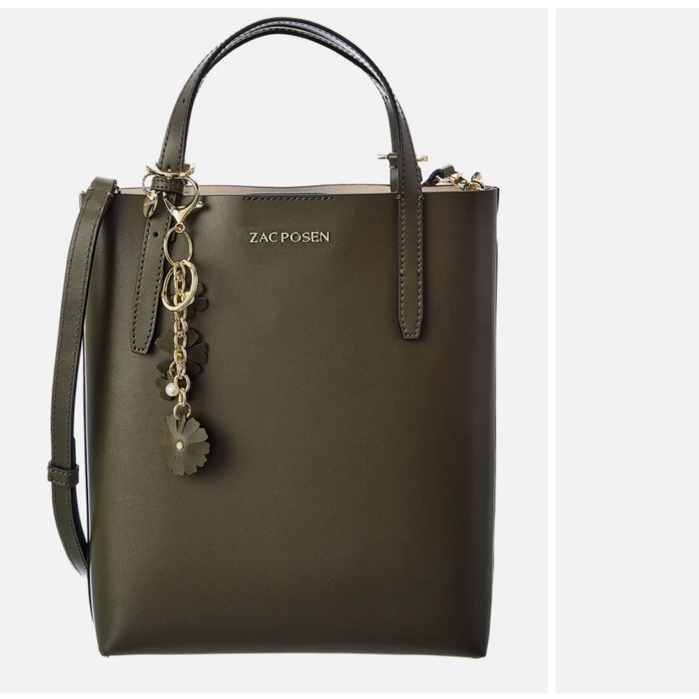 Zac Posen Green Leather Crossbody Bag